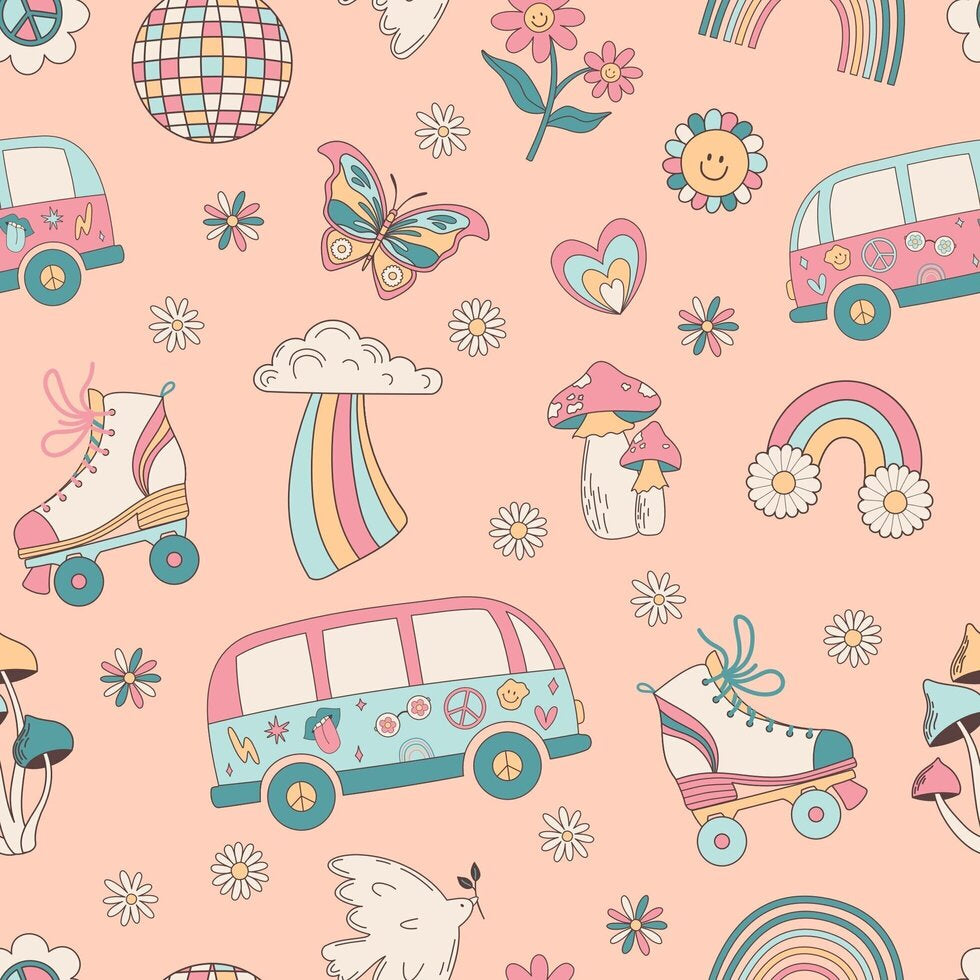 Swirly Girl Dress w/Cap Sleeve - Groovy Skates