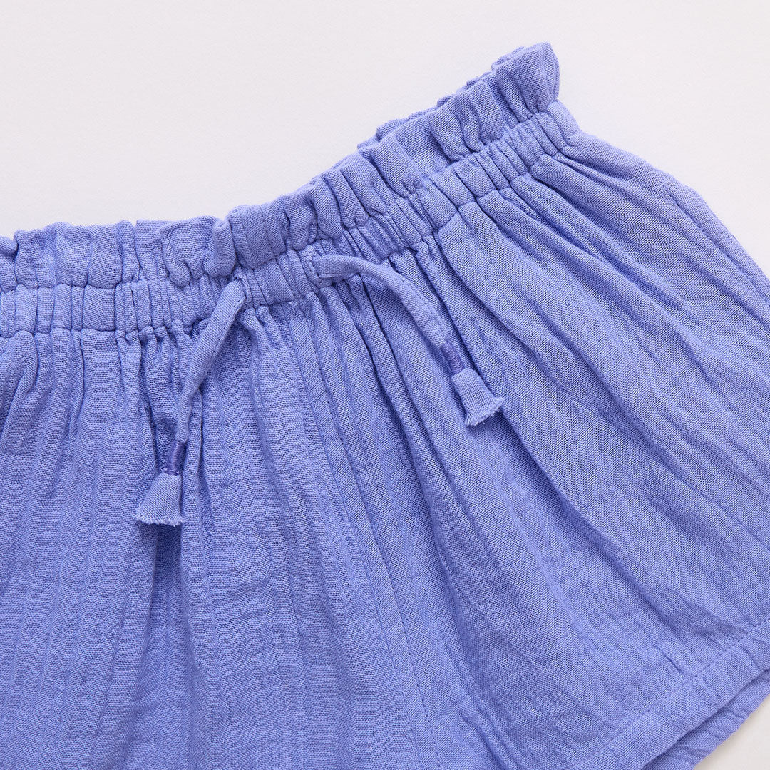 Girls Theodore Short - Deep Periwinkle