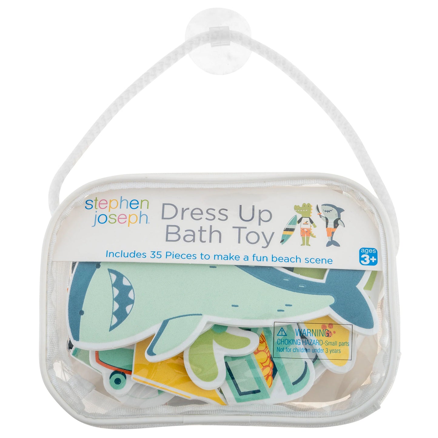 Dress Up Bath Toy, Shark/Dino