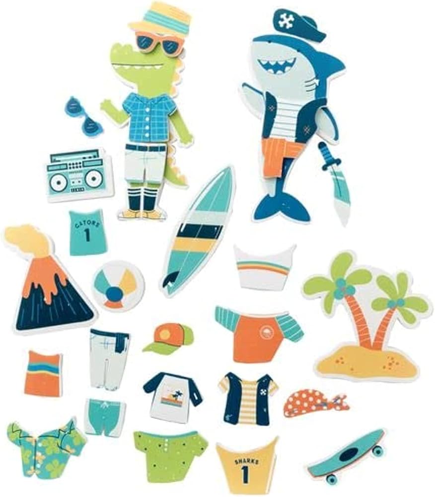 Dress Up Bath Toy, Shark/Dino