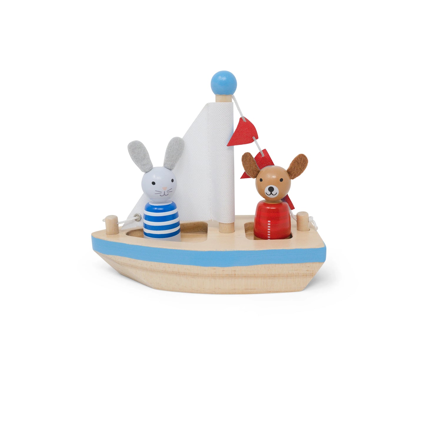 Boats and Buddies: Dog & Bunny