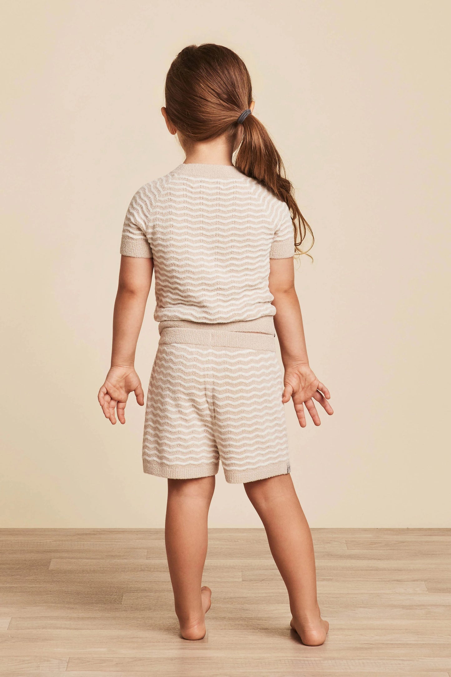 CozyChic Ultra Lite® Toddler Wavy Short, Stone/Pearl