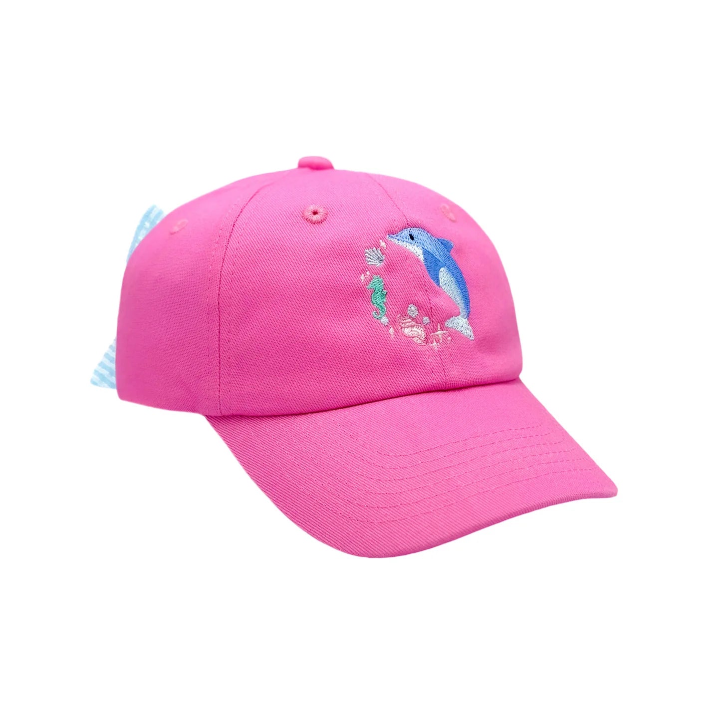Dolphin Daydream Bow Baseball Hat (Youth)