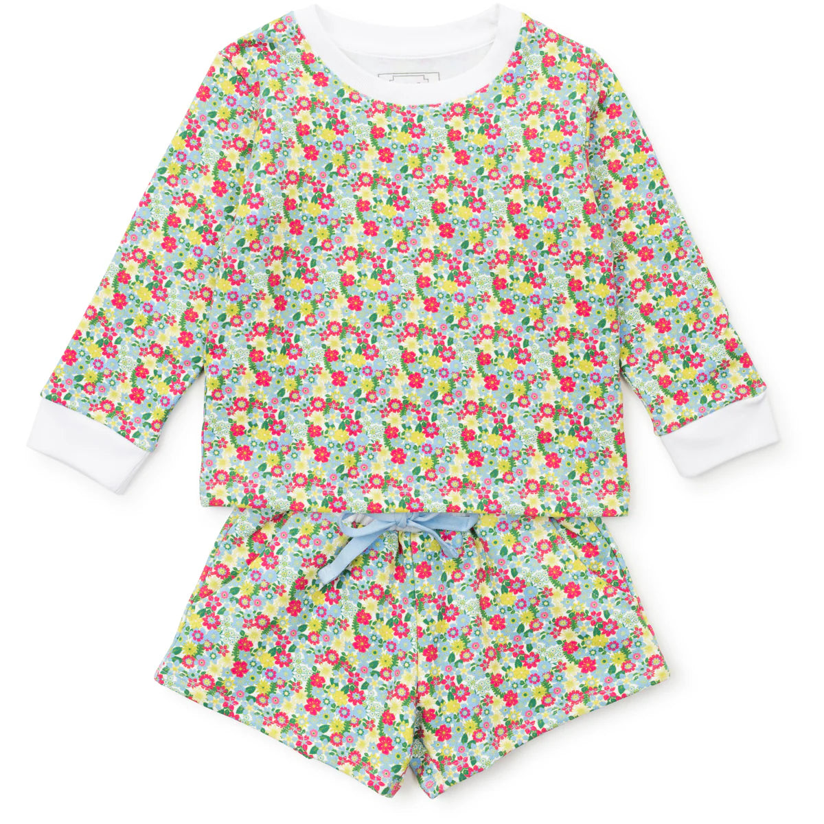 STELLA GIRLS' SWEATSHIRT SHORT SET - ARBORETUM FLORAL