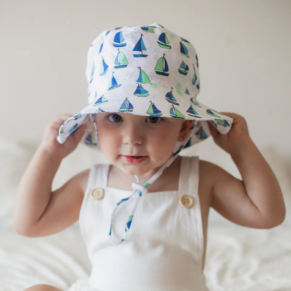 Boating Bucket Hat UPF 50+ with Adjustable Breakaway Strap