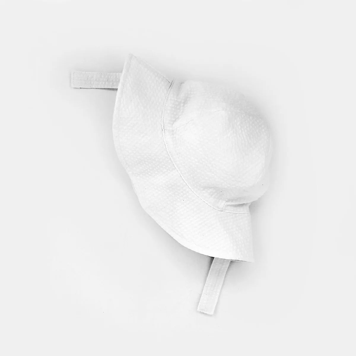 White Seersucker UPF 25+ Sunhat for Babies & Toddlers