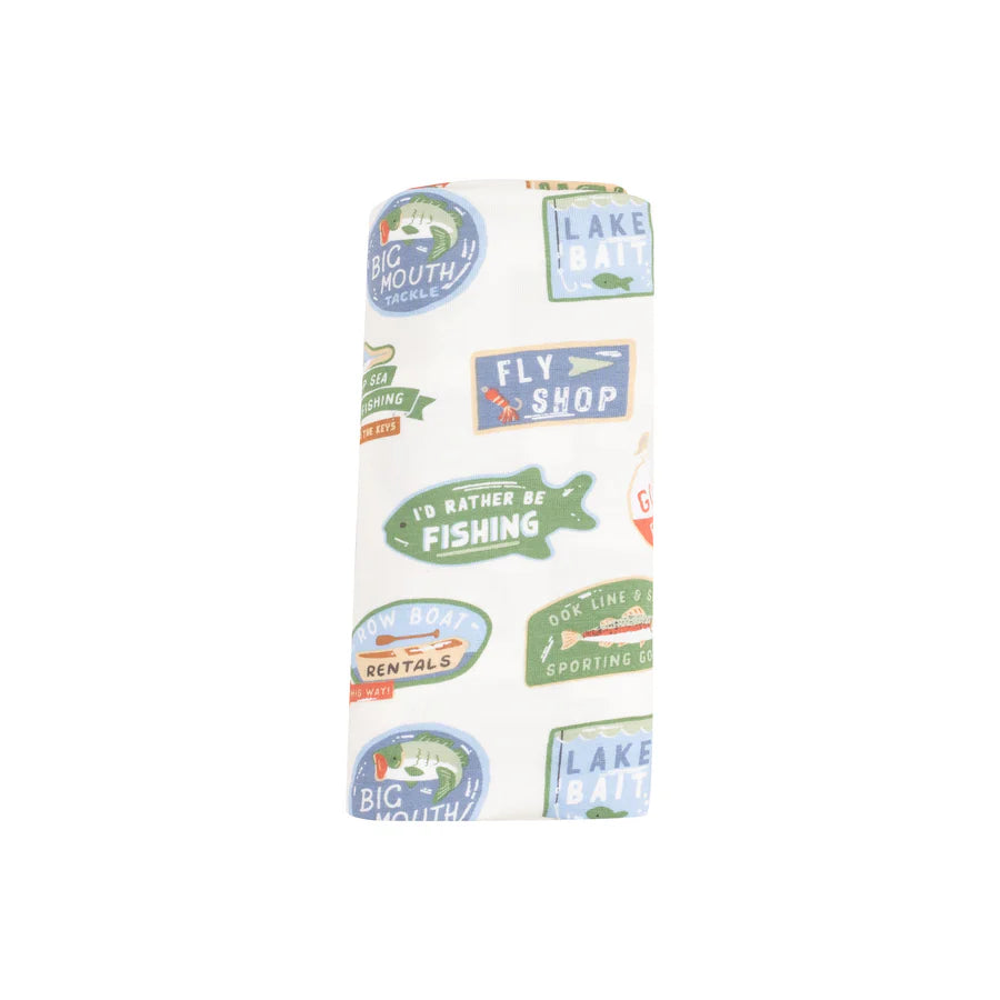 Swaddle Blanket, Bait Shop Signage