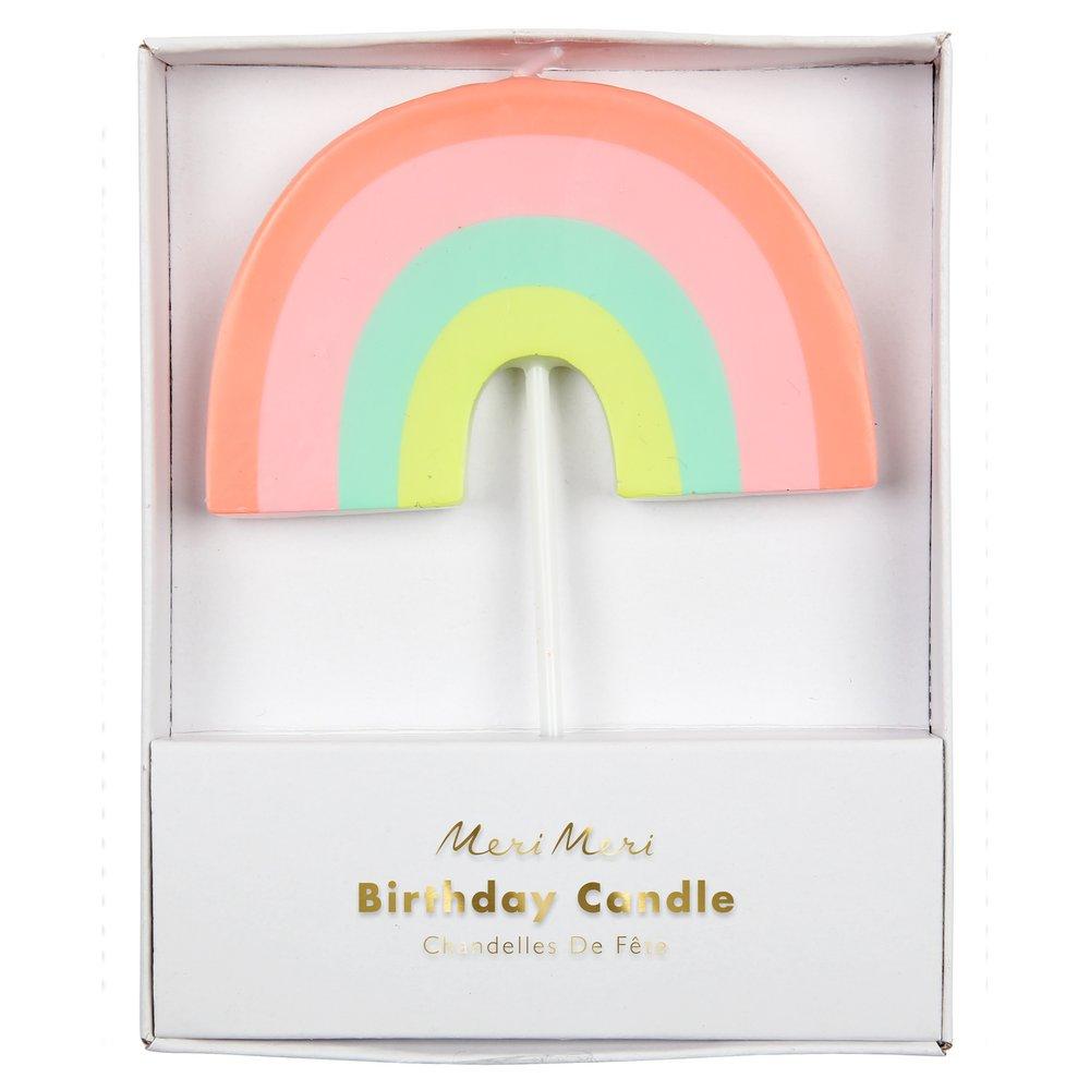 Rainbow Candle - Lily Pad