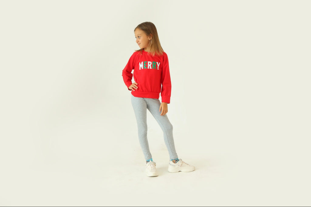 Merry Sweatshirt - Lily Pad