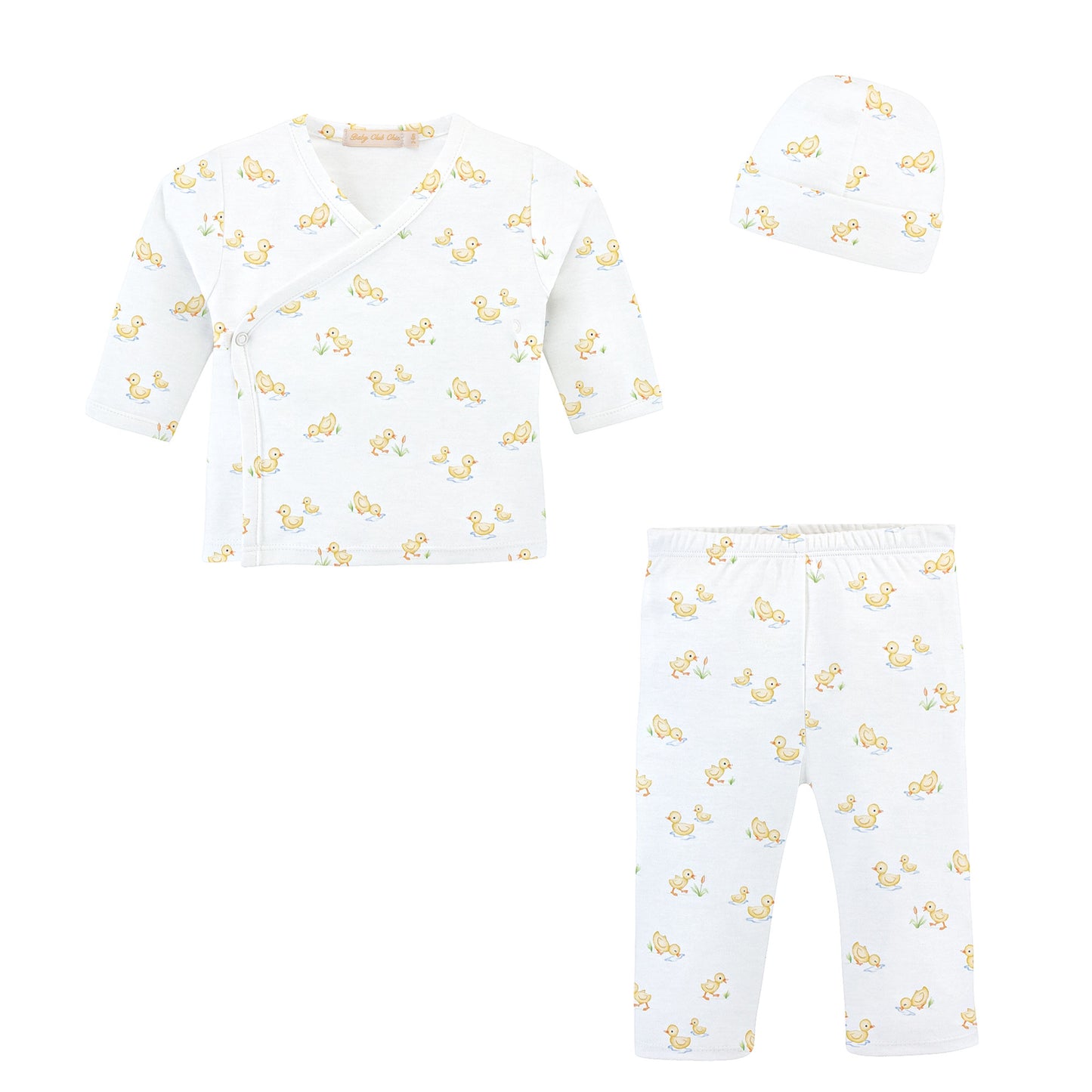 Printed Take Me Home & Hat Set, Baby Duckies