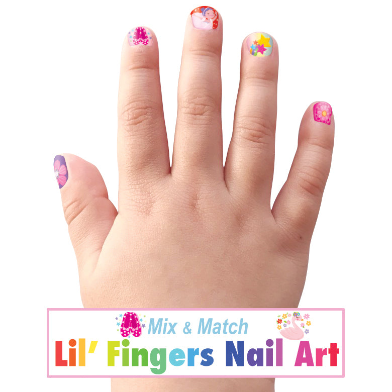 Lil Fingers Nail Art Pretty Ballerinas