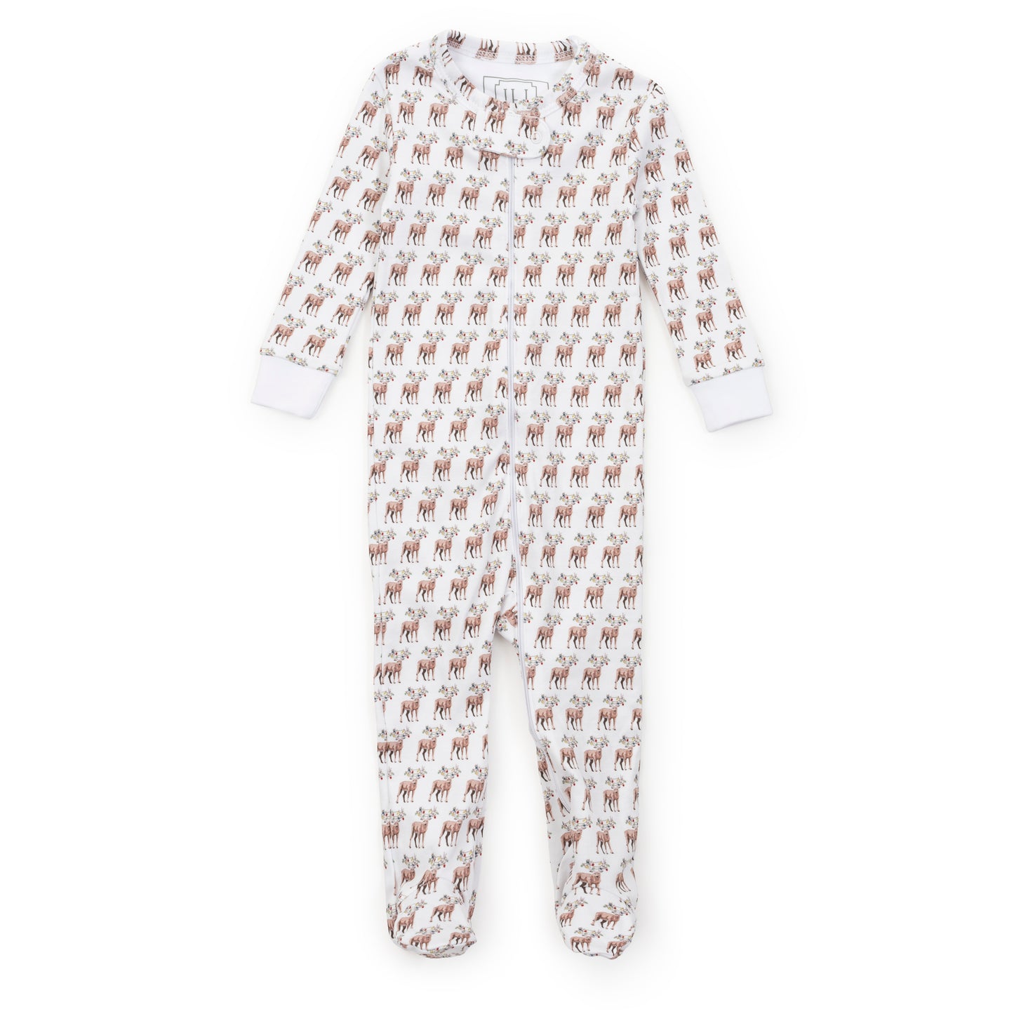 PARKER ZIPPER PAJAMA - FESTIVE DEER