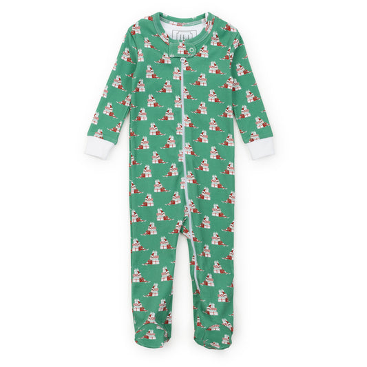 PARKER ZIPPER PAJAMA - SANTAS HELPER