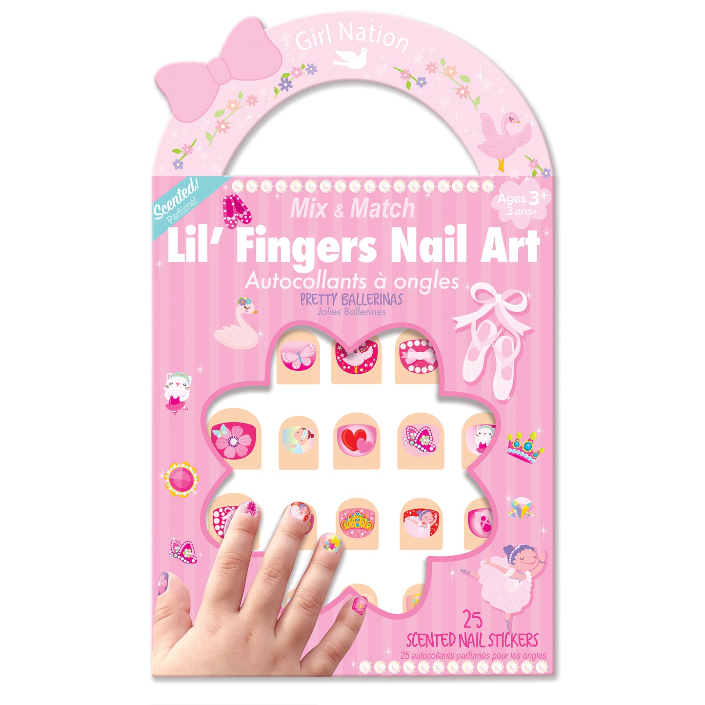 Lil Fingers Nail Art Pretty Ballerinas