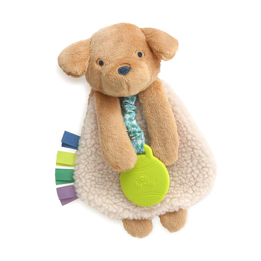 Itzy Lovey™ Plush And Teether Toy, Trevor the Puppy