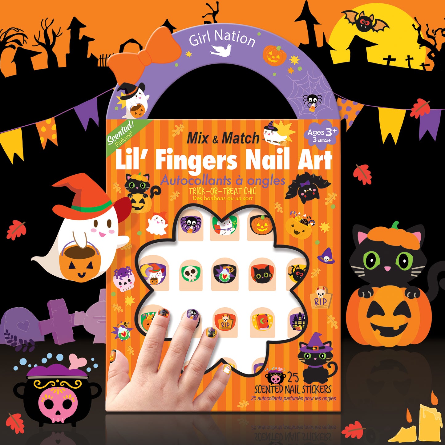 Lil Fingers Nail Art - Halloween Nail Stickers