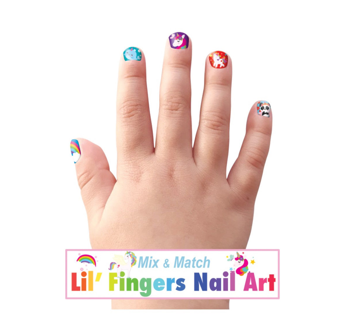 Lil Fingers Nail Art Unicorn Fantasy