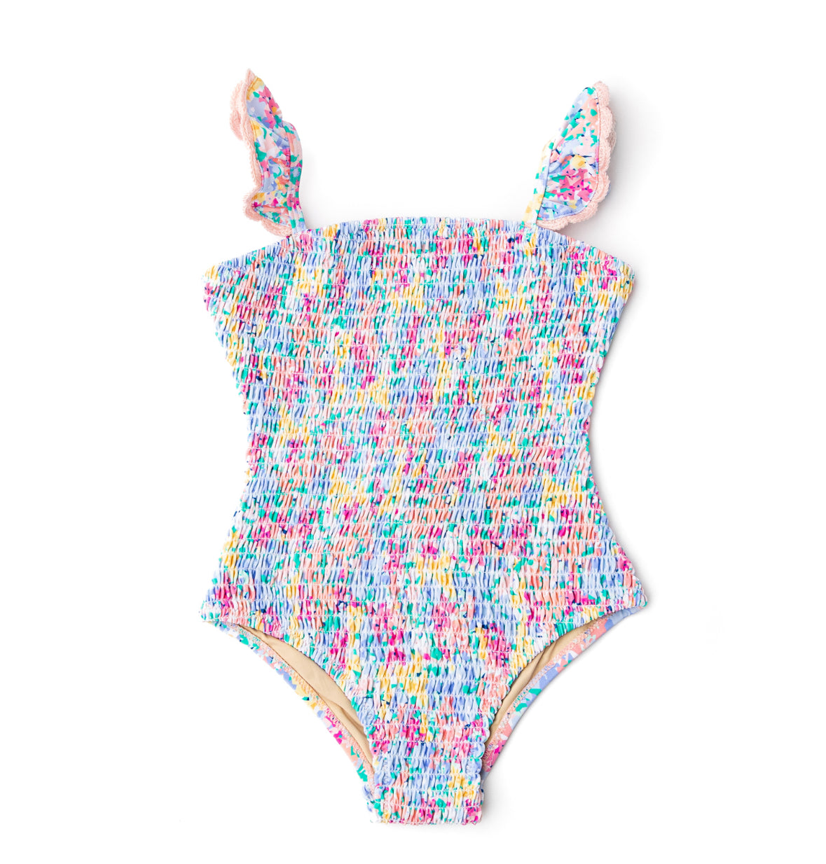 Spring Bloom Smocked One Piece Swimsuit