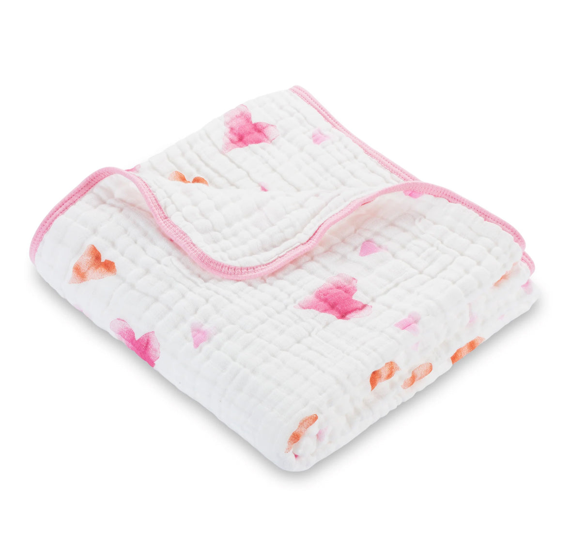 Heart Baby Muslin Quilt