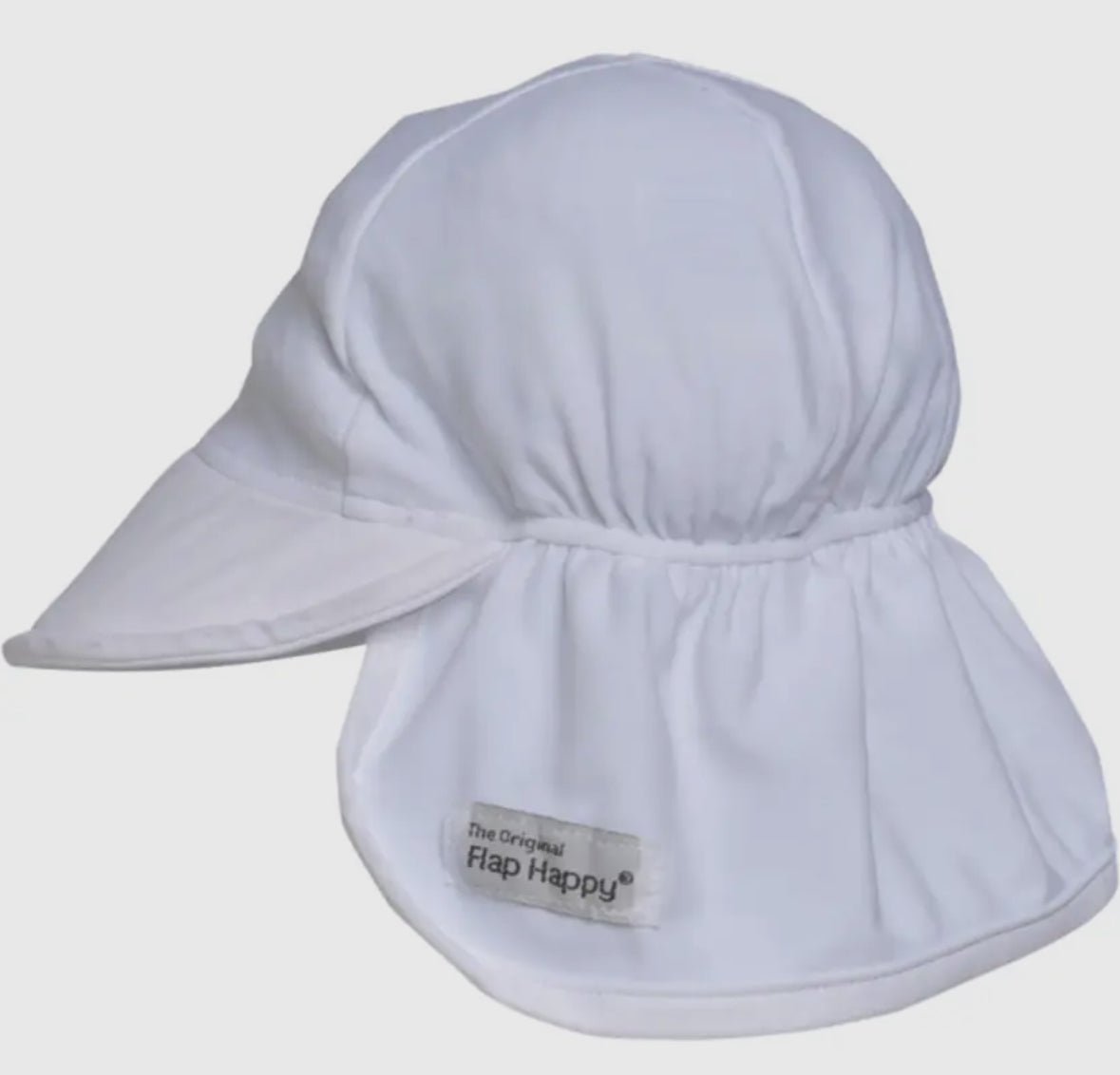 UPF 50+ Swim Flap Hat (Recycled), White