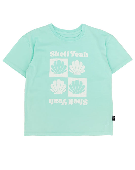 Shell Yeah Billie Tee, Beach Glass