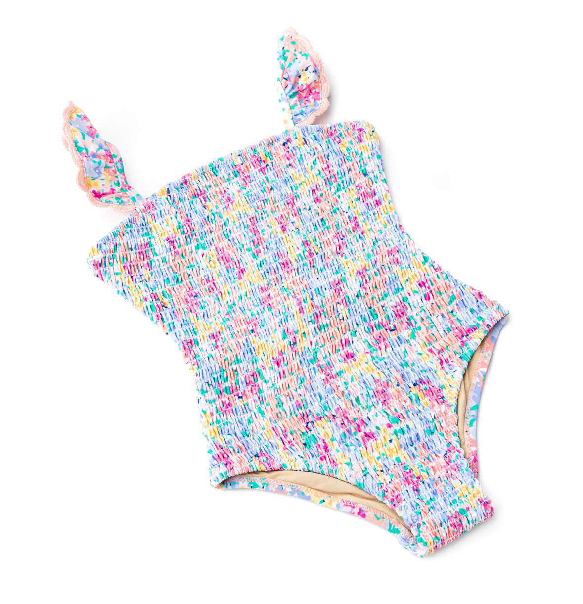 Spring Bloom Smocked One Piece Swimsuit