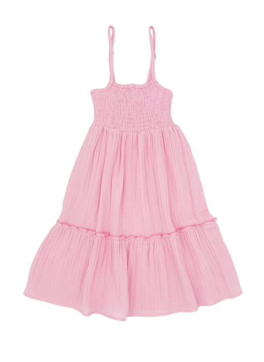 Marina Smocked Dress, Fairy Tale Pink