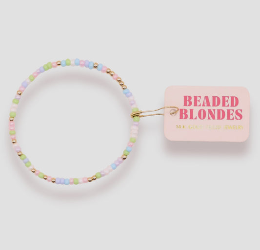 Pastel Spring Sprinkle Bracelet (Kids Size)