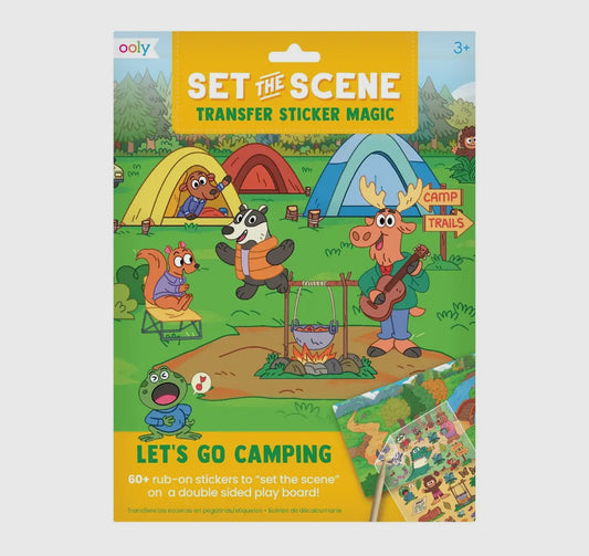 Set The Scene Transfer Stickers Magic - Let’s Go Camping