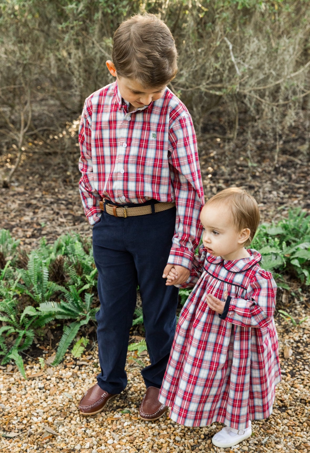 Cranberry/Navy Cord - Float Dress