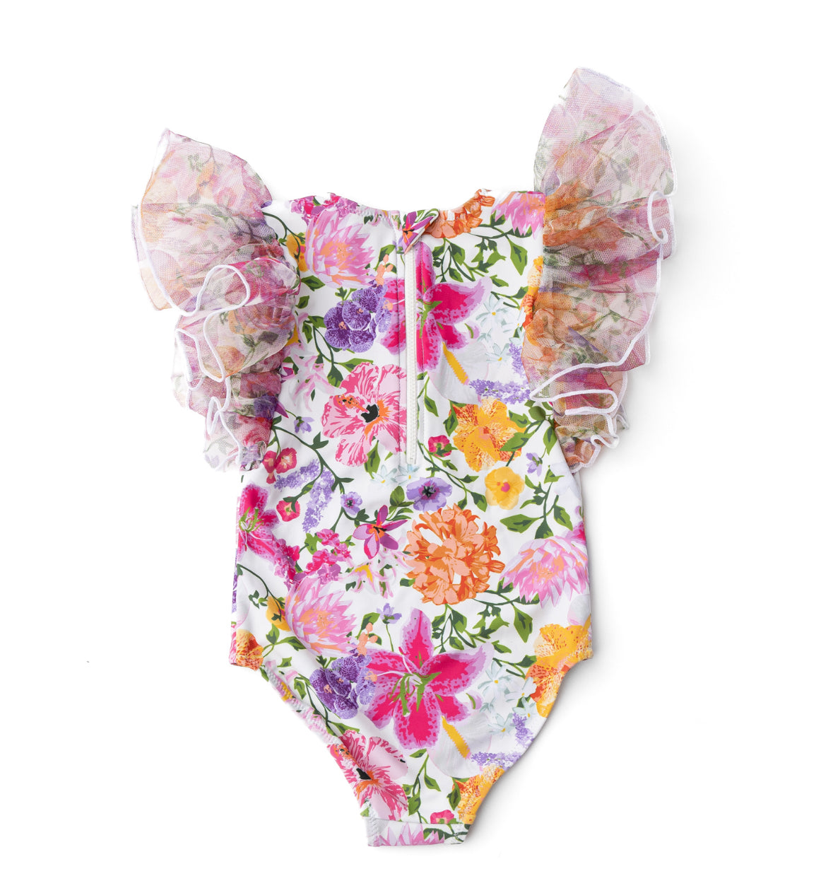 One Piece Swimsuit, Tulle Summer Gardens