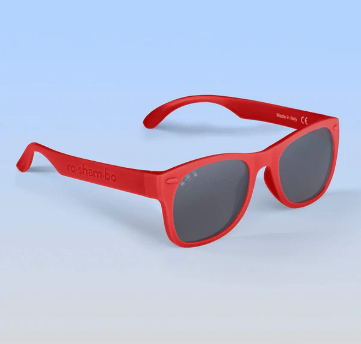 McFly Shades, Red Sunglasses w/ Polarized Grey Lens