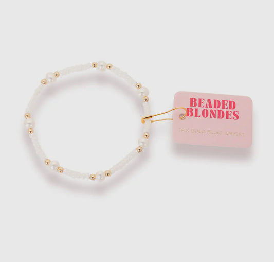 White Pearl Bracelet (Kids Size)