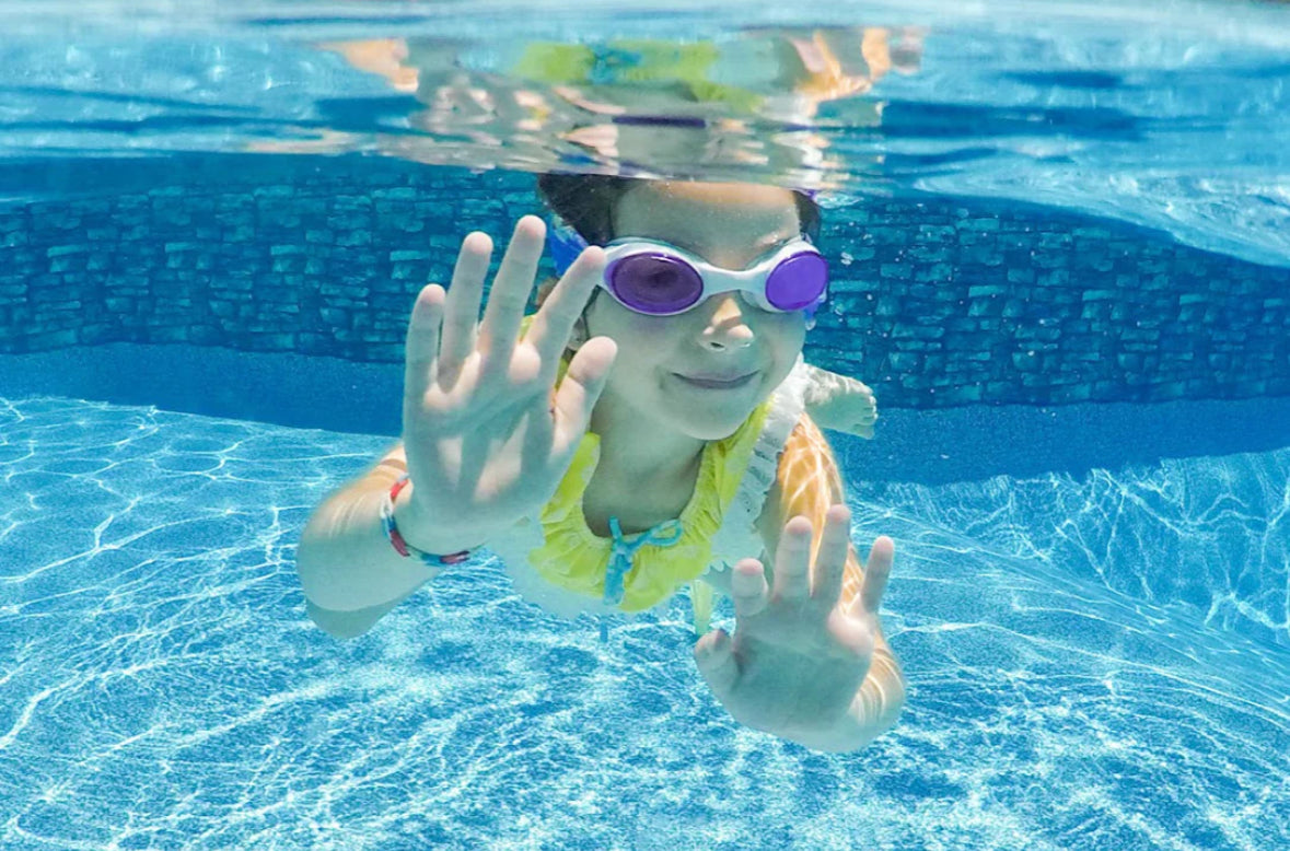 Swim Goggles, Rainbow Unicorn