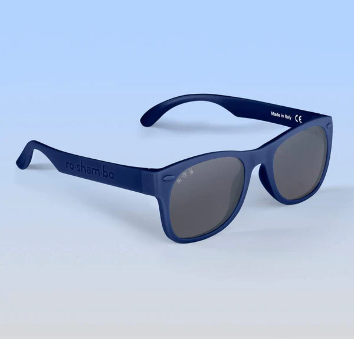 Simon Shades, Navy Sunglasses w/ Polarized Grey Lens