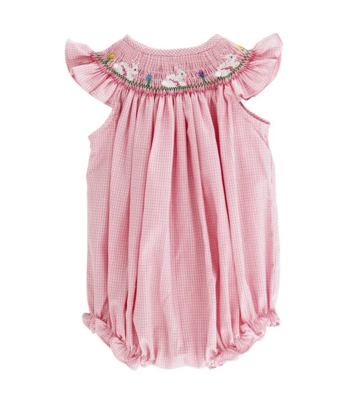 Smocked Bunnies - Bishop Romper