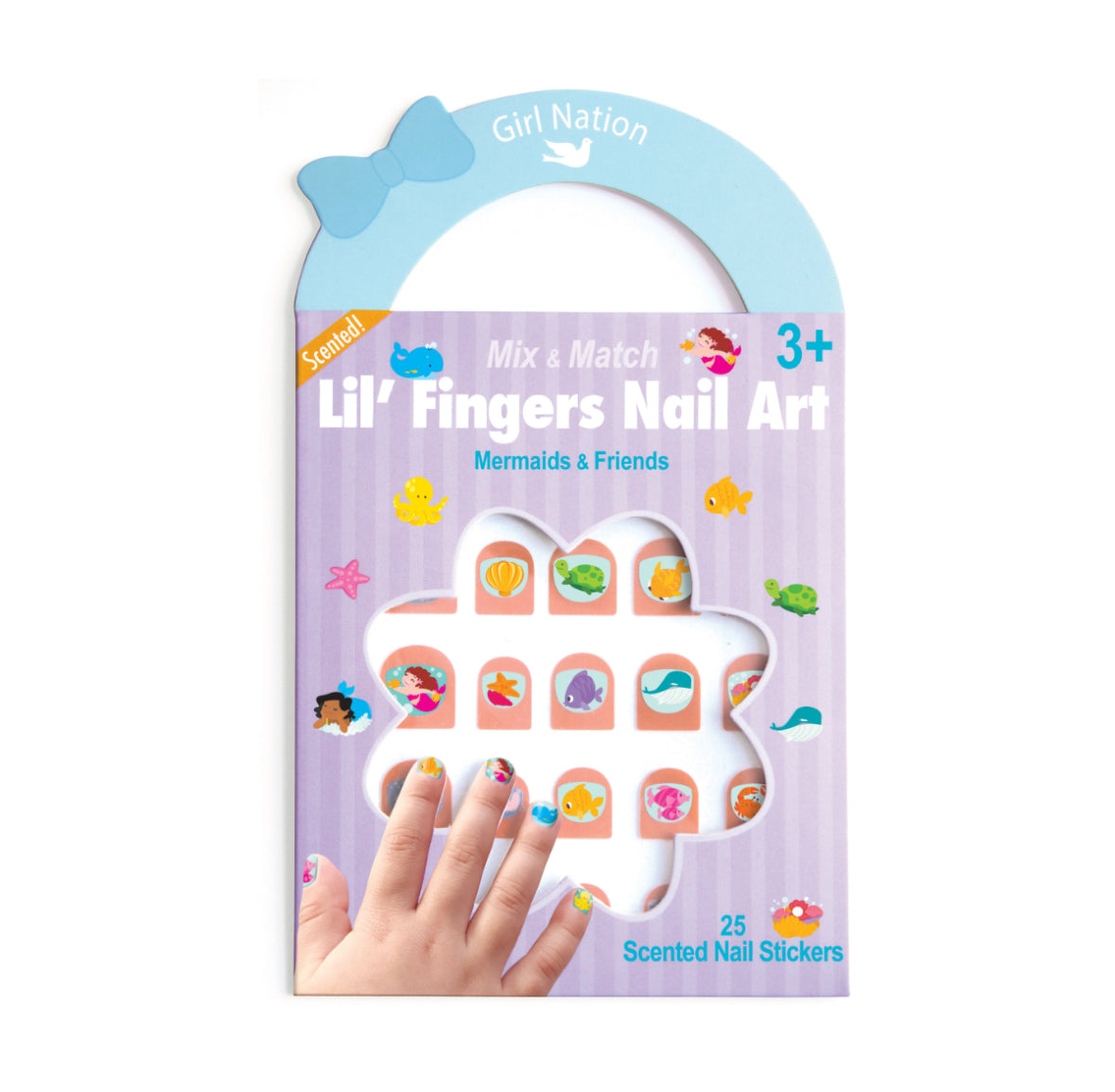 Lil Fingers Nail Art Mermaids and Friends