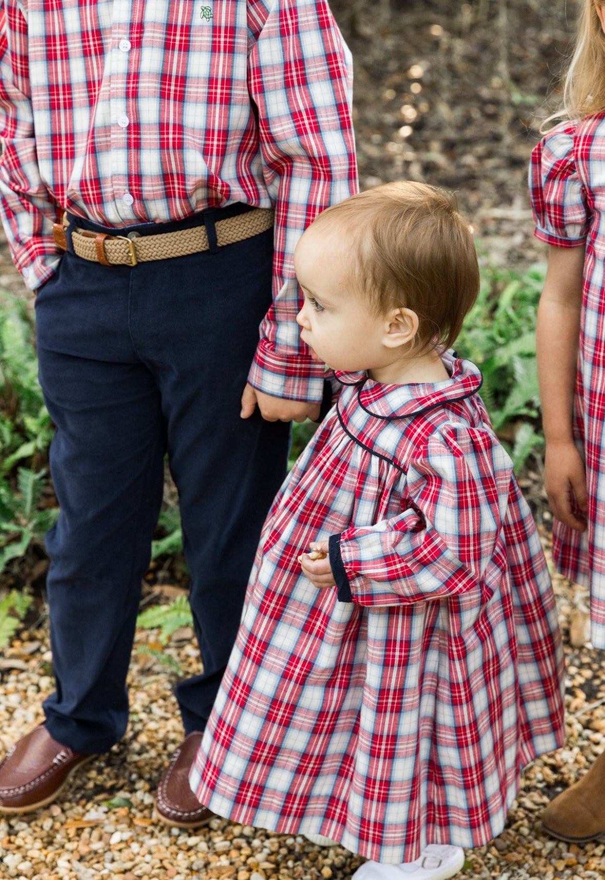 Cranberry/Navy Cord - Float Dress