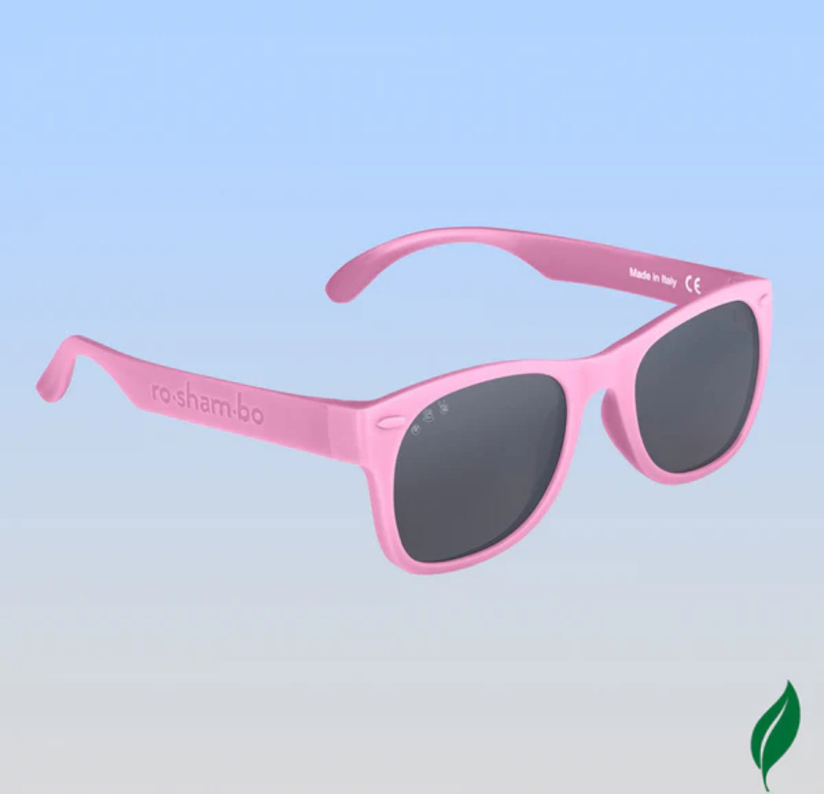 Popple Shades, Light Pink Sunglasses w/ Polarized Grey Lens