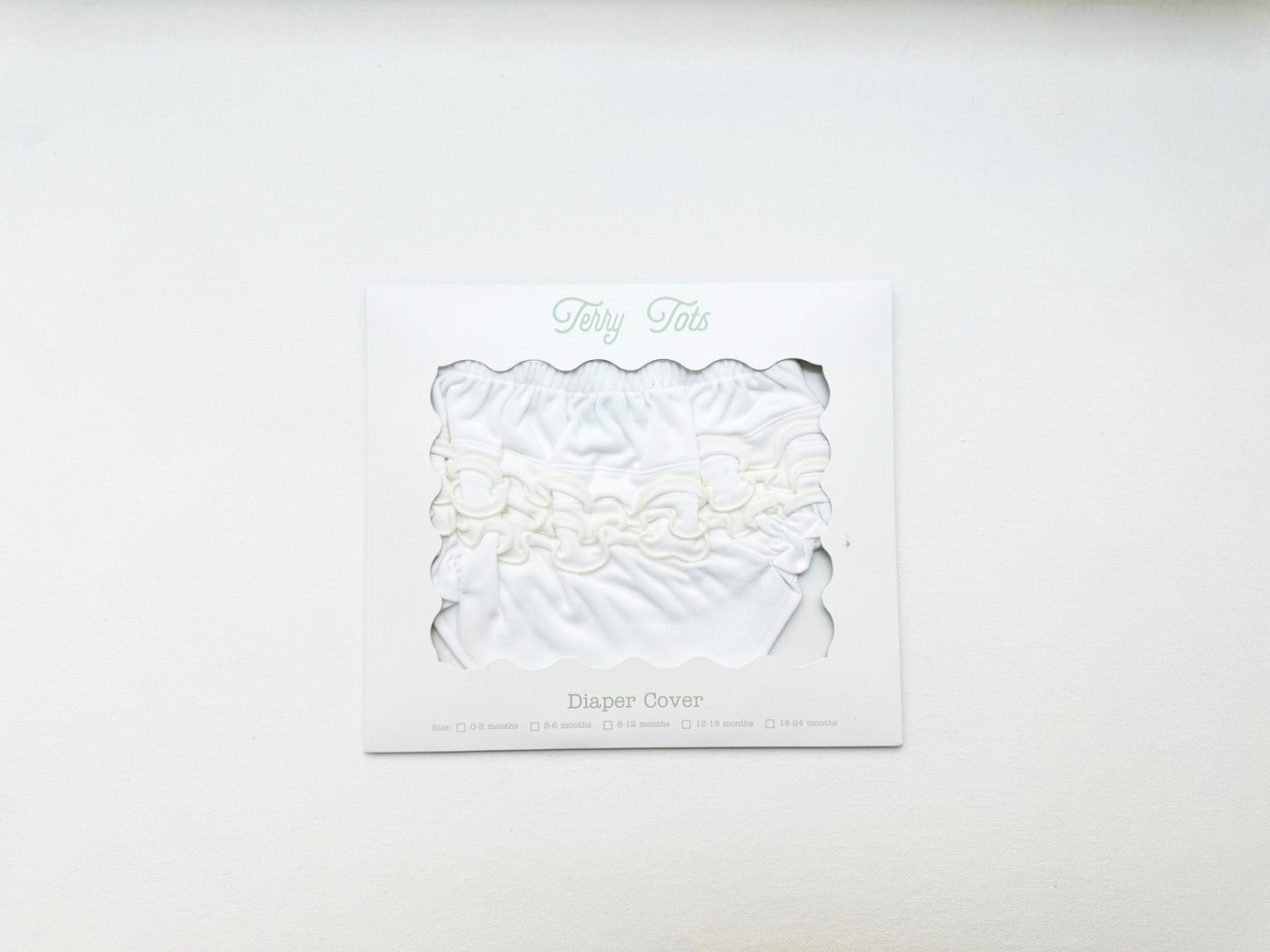 Diaper Cover - Ecru Ruffles