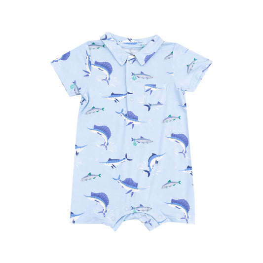 POLO SHORTIE - Deep Sea Fishing
