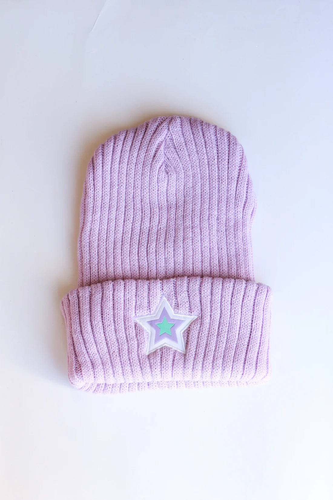 Lavender Star Beanie