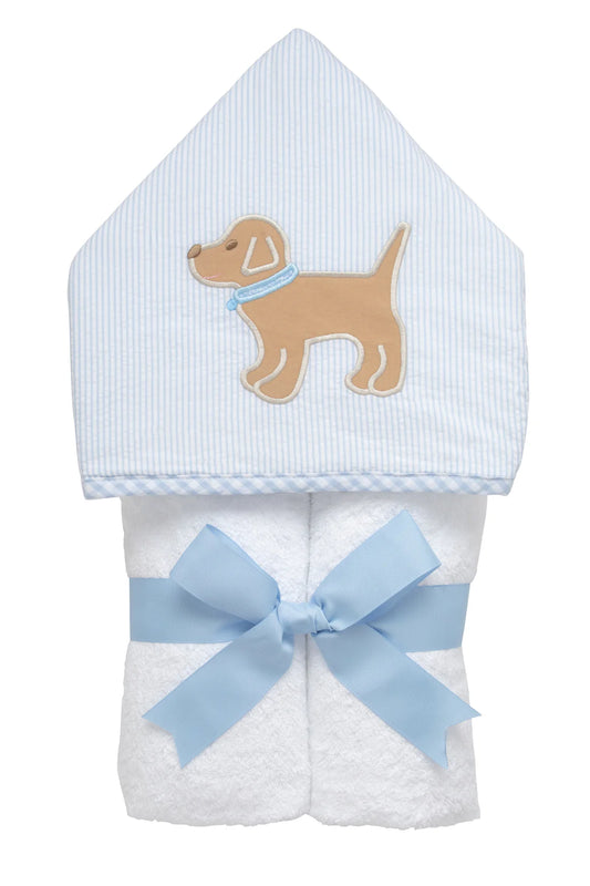 Puppy Everykid Towel, Blue