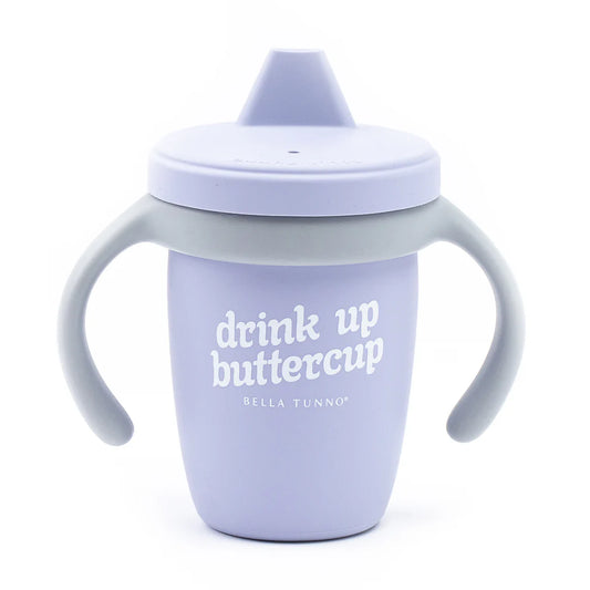 Drink Up Buttercup Happy Sippy Cup