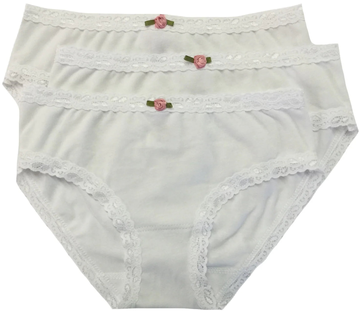 Girls’ 3-pack Panties, White