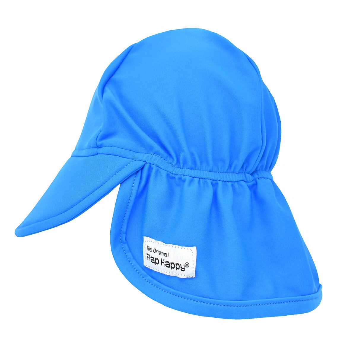 UPF 50+ Swim Flap Hat (Recycled), Ocean Blue