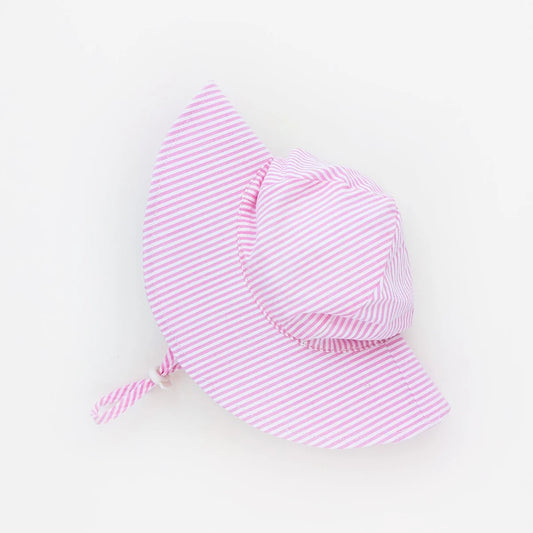 Pink Seersucker Sunhat UPF 50+ Baby & Toddler