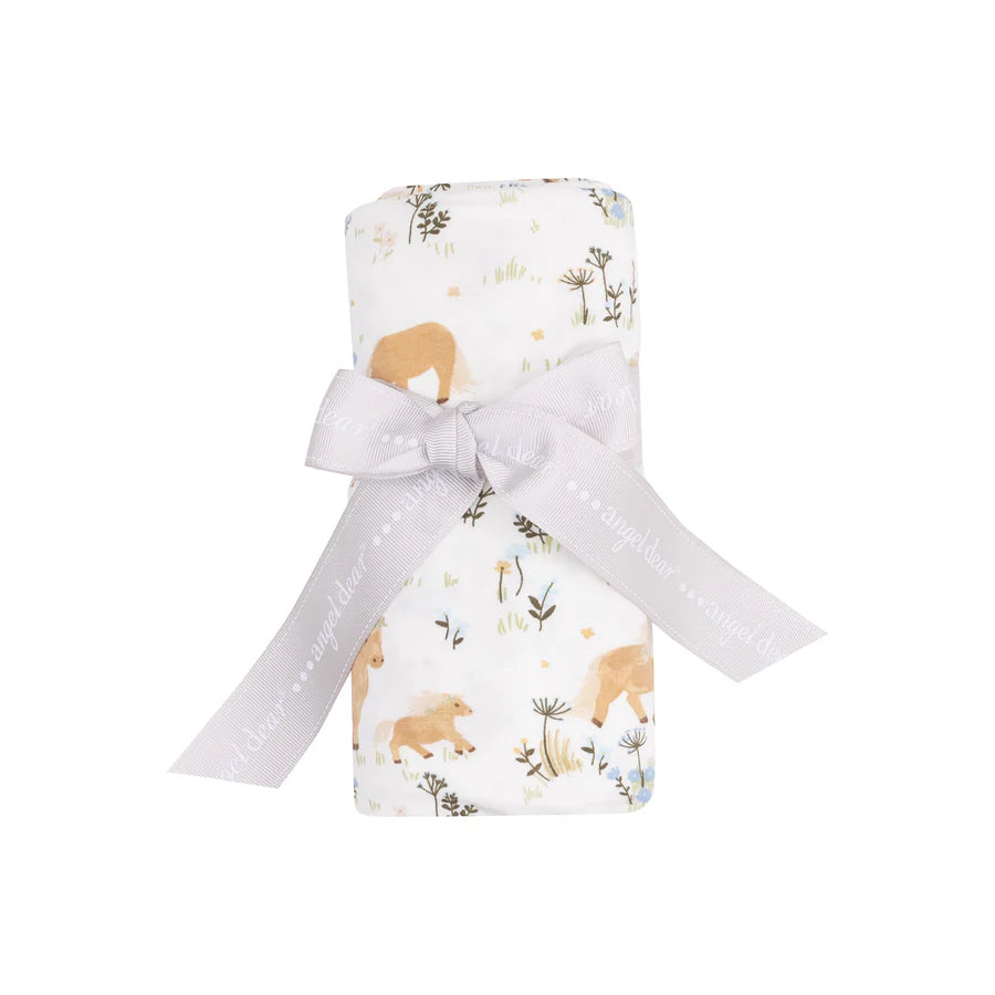Swaddle Blanket, Pretty Ponies