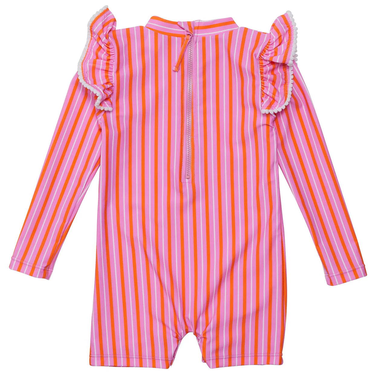 Stripy Sunset Sustainable LS Sunsuit