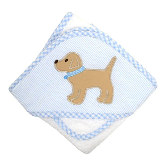 Blue Lab Hooded Towel Set